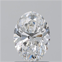 Natural Diamond 1.21 Carats, Oval with  Cut, E Color, SI2 Clarity and Certified by GIA