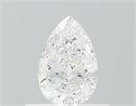 Natural Diamond 0.40 Carats, Pear with  Cut, D Color, VVS1 Clarity and Certified by GIA