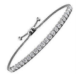 Picture of 2 Carat adjustable Bolo Tennis Bracelet H-I, VS, Very Good Cut 