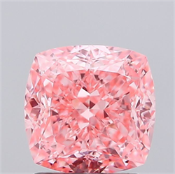 Picture of Lab Grown Diamond 2.04 Carats, CUSHION MODIFIED with  Cut, Fancy Vivid Pink Color, VS1 Clarity and Certified by IGI