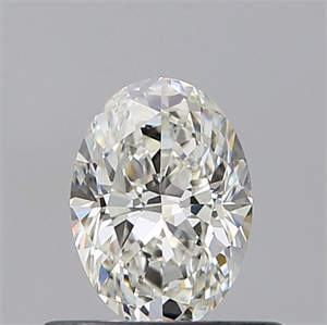 Picture of Natural Diamond 0.51 Carats, Oval with  Cut, I Color, VS1 Clarity and Certified by GIA