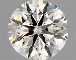 Foto Diamante Natural 0.90 quilates, Redondo , Color K, claridad SI2 y certificado GIA de