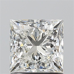 Picture of Natural Diamond 1.20 Carats, Princess with  Cut, I Color, VVS2 Clarity and Certified by GIA