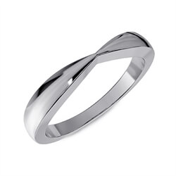 Foto Anillo de boda/espaciador a juego de 3 mm de