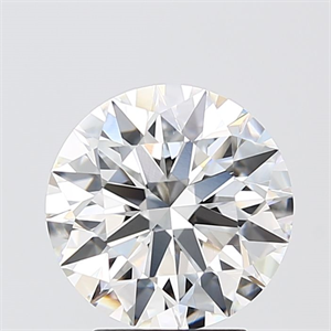 Foto Del inventario de diamantes de laboratorio, 3.08 quilates, Redondo , Color F, claridad VVS1 y certificado IGI de