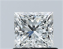 Diamante Natural 0.70 quilates, Princesa , Color G, claridad VVS2 y certificado GIA