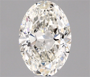 Picture of Natural Diamond 0.42 Carats, Oval with  Cut, H Color, IF Clarity and Certified by IGI