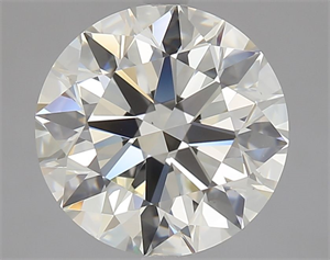 Picture of Natural Diamond 3.02 Carats, Round with Excellent Cut, L Color, VS1 Clarity and Certified by GIA