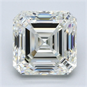 Diamante Natural 3.40 quilates, Asscher , Color K, claridad VVS2 y certificado GIA