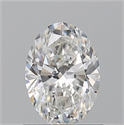 Natural Diamond 0.90 Carats, Oval with  Cut, G Color, VVS2 Clarity and Certified by GIA