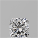 Diamante Natural 0.53 quilates, Del cojín , Color F, claridad VS2 y certificado GIA