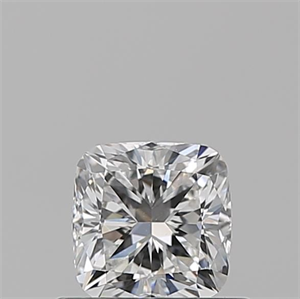 Foto Diamante Natural 0.53 quilates, Del cojín , Color F, claridad VS2 y certificado GIA de