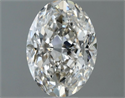 Natural Diamond 1.01 Carats, Oval with  Cut, I Color, VS1 Clarity and Certified by IGI