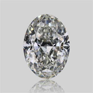 Picture of Natural Diamond 3.01 Carats, Oval with  Cut, I Color, VS1 Clarity and Certified by GIA