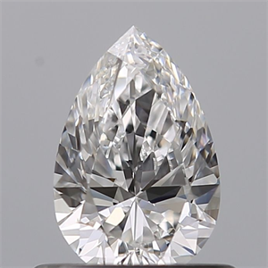 Foto Diamante Natural 0.52 quilates, De pera , Color D, claridad VVS2 y certificado GIA de