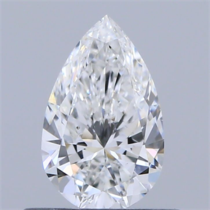 Picture of Natural Diamond 0.46 Carats, Pear with  Cut, E Color, VS2 Clarity and Certified by IGI