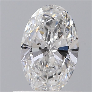 Picture of Natural Diamond 0.50 Carats, Oval with  Cut, D Color, SI2 Clarity and Certified by GIA