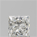 Natural Diamond 1.01 Carats, Princess with  Cut, I Color, VVS2 Clarity and Certified by GIA