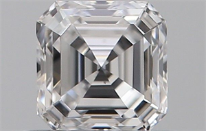 Foto Diamante Natural 0.51 quilates, Asscher , Color D, claridad VS2 y certificado GIA de