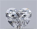 Natural Diamond 0.30 Carats, Heart with  Cut, D Color, VS1 Clarity and Certified by GIA