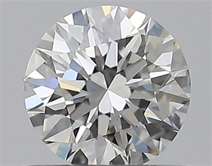 Foto Diamante Natural 0.50 quilates, Redondo , Color H, claridad IF y certificado GIA de