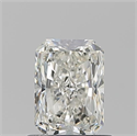 Natural Diamond 0.90 Carats, Radiant with  Cut, I Color, VVS2 Clarity and Certified by GIA