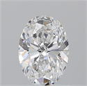 Natural Diamond 1.02 Carats, Oval with  Cut, E Color, VS2 Clarity and Certified by GIA