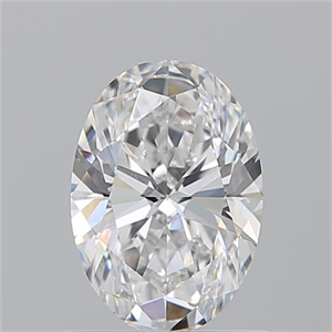 Picture of Natural Diamond 1.02 Carats, Oval with  Cut, E Color, VS2 Clarity and Certified by GIA