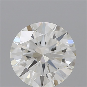 Picture of Natural Diamond 0.80 Carats, Round with Excellent Cut, I Color, SI1 Clarity and Certified by GIA