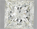 Diamante Natural 5.02 quilates, Princesa , Color K, claridad VS1 y certificado IGI