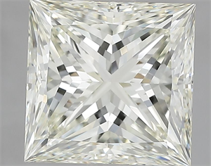 Picture of Natural Diamond 5.02 Carats, Princess with  Cut, K Color, VS1 Clarity and Certified by IGI