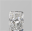 Natural Diamond 0.50 Carats, Radiant with  Cut, E Color, VS2 Clarity and Certified by GIA