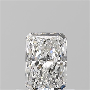 Picture of Natural Diamond 0.50 Carats, Radiant with  Cut, E Color, VS2 Clarity and Certified by GIA