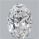 Diamante Natural 0.70 quilates, Ovalado , Color D, claridad VVS1 y certificado GIA