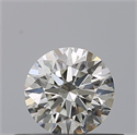 Natural Diamond 0.42 Carats, Round with Excellent Cut, G Color, VVS2 Clarity and Certified by IGI