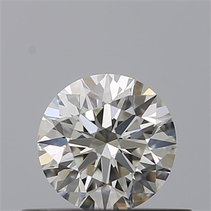 Picture of Natural Diamond 0.42 Carats, Round with Excellent Cut, G Color, VVS2 Clarity and Certified by IGI