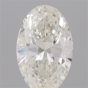 Picture of Natural Diamond 0.91 Carats, Oval with  Cut, G Color, SI2 Clarity and Certified by IGI