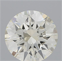 Natural Diamond 0.71 Carats, Round with Excellent Cut, K Color, VVS1 Clarity and Certified by IGI