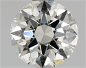 Natural Diamond 0.70 Carats, Round with Excellent Cut, K Color, SI2 Clarity and Certified by GIA