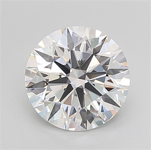 Picture of Lab Grown Diamond 3.55 Carats, Round with Ideal Cut, D Color, IF Clarity and Certified by IGI