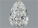 Natural Diamond 0.56 Carats, Pear with  Cut, G Color, VVS2 Clarity and Certified by GIA