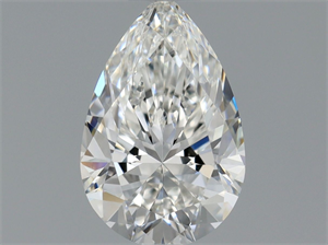 Picture of Natural Diamond 0.56 Carats, Pear with  Cut, G Color, VVS2 Clarity and Certified by GIA
