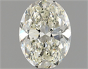 Natural Diamond 1.01 Carats, Oval with  Cut, J Color, SI2 Clarity and Certified by GIA