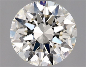 Picture of Natural Diamond 0.50 Carats, Round with Excellent Cut, I Color, SI1 Clarity and Certified by GIA