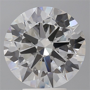 Picture of Lab Grown Diamond 5.04 Carats, Round with Excellent Cut, E Color, VVS2 Clarity and Certified by IGI