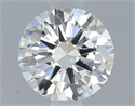 Natural Diamond 0.50 Carats, Round with Very Good Cut, K Color, VS1 Clarity and Certified by GIA