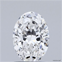 Natural Diamond 1.03 Carats, Oval with  Cut, F Color, VVS1 Clarity and Certified by GIA