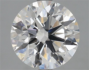 Picture of Lab Grown Diamond 3.01 Carats, Round with Ideal Cut, D Color, VVS2 Clarity and Certified by IGI