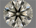 Natural Diamond 0.51 Carats, Round with Very Good Cut, M Color, SI1 Clarity and Certified by IGI