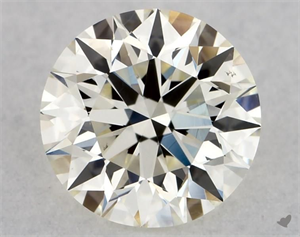 Foto Diamante Natural 0.53 quilates, Redondo , Color L, claridad VS2 y certificado GIA de